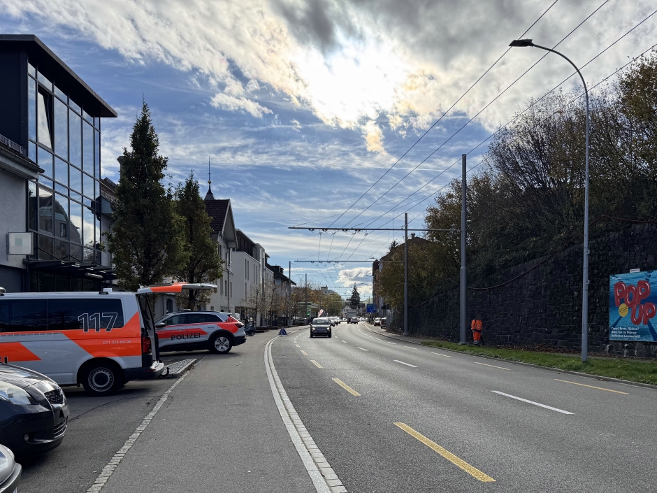 Unfallstelle Langgassse